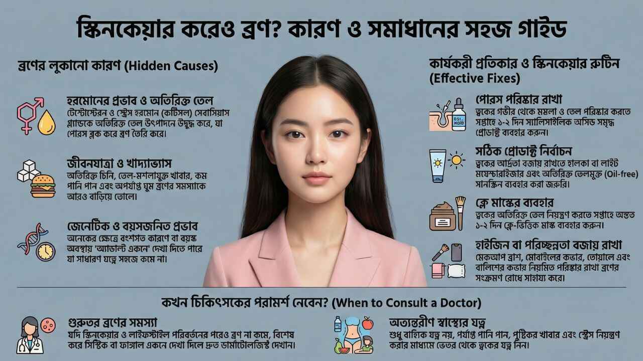 Acne despite skincare