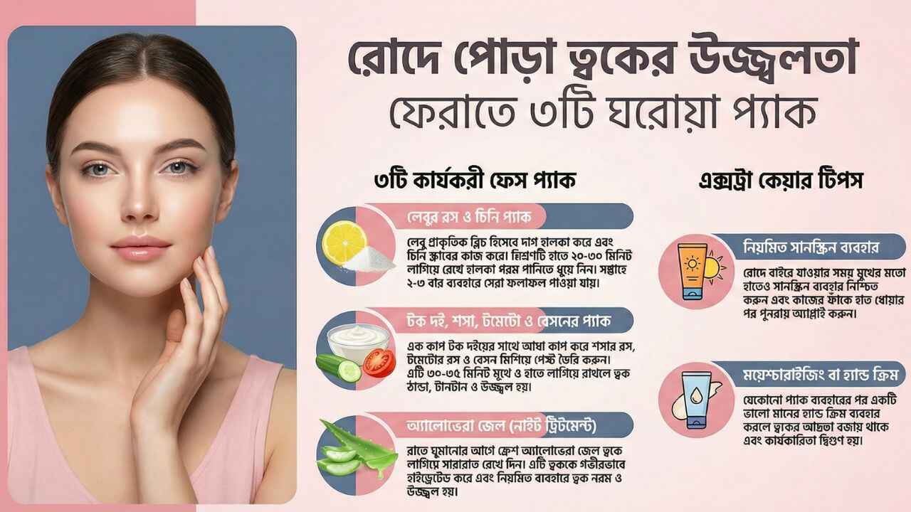 Home remedies for sunburned skin