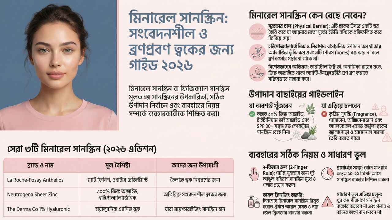 Mineral sunscreen 2k26