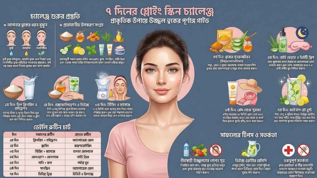 7-Day Glowing Skin Challenge