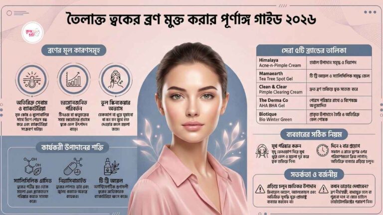 Guide to getting rid of acne for oily skin