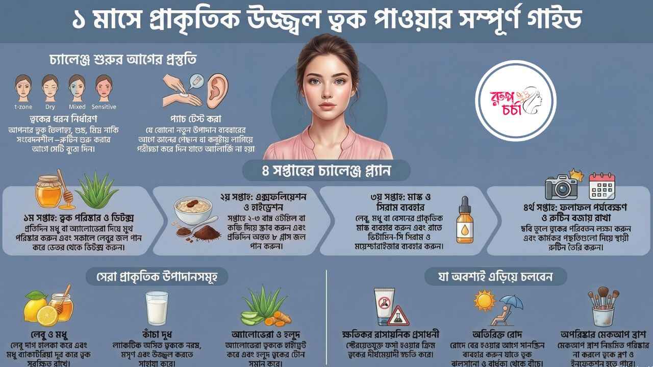 Guide to glowing skin in 1 month