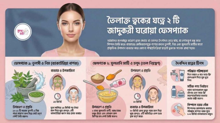 Homemade face pack tips for oily skin