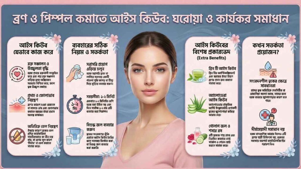 Ice Cube Guide to Treating Acne