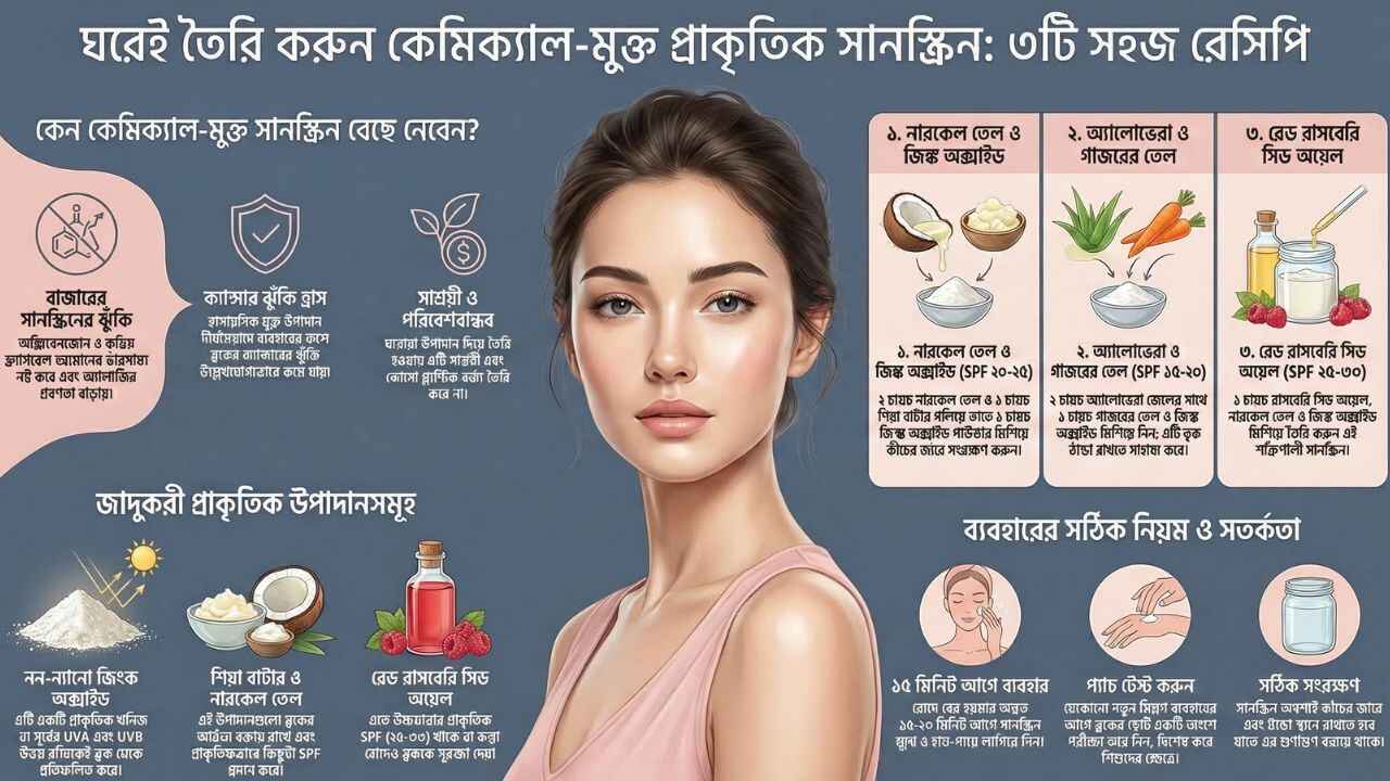 Homemade natural sunscreen recipe