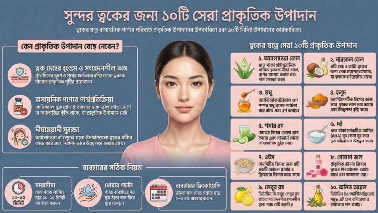 Natural ingredients for beautiful skin