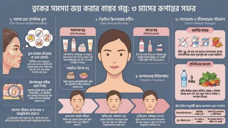 3 month skin care transformation