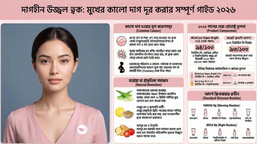 Home - রূপচর্চা 13 The Complete Guide to Blemish-Free Glowing Skin মুখের কালো দাগ