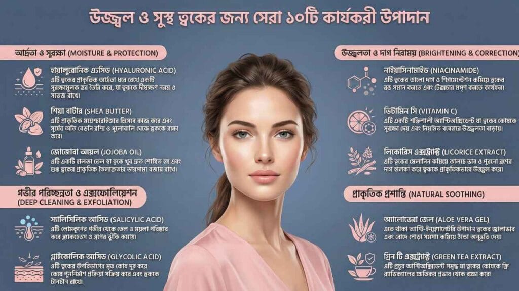 Top 10 ingredients for skin care