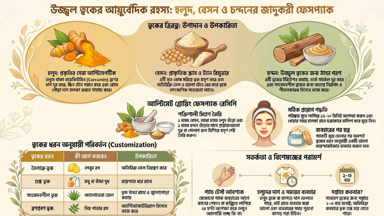 Ayurvedic face pack guide for glowing skin