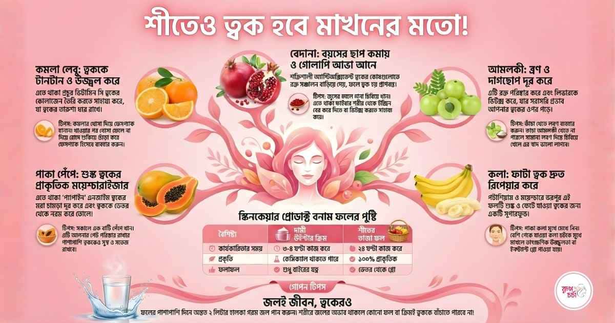 শীতেও ত্বক হবে মাখনের মতো!