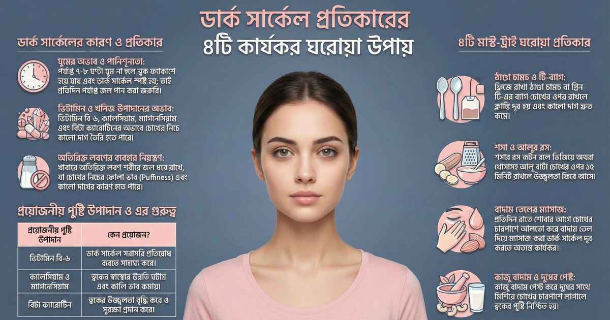 Home remedies for dark circles