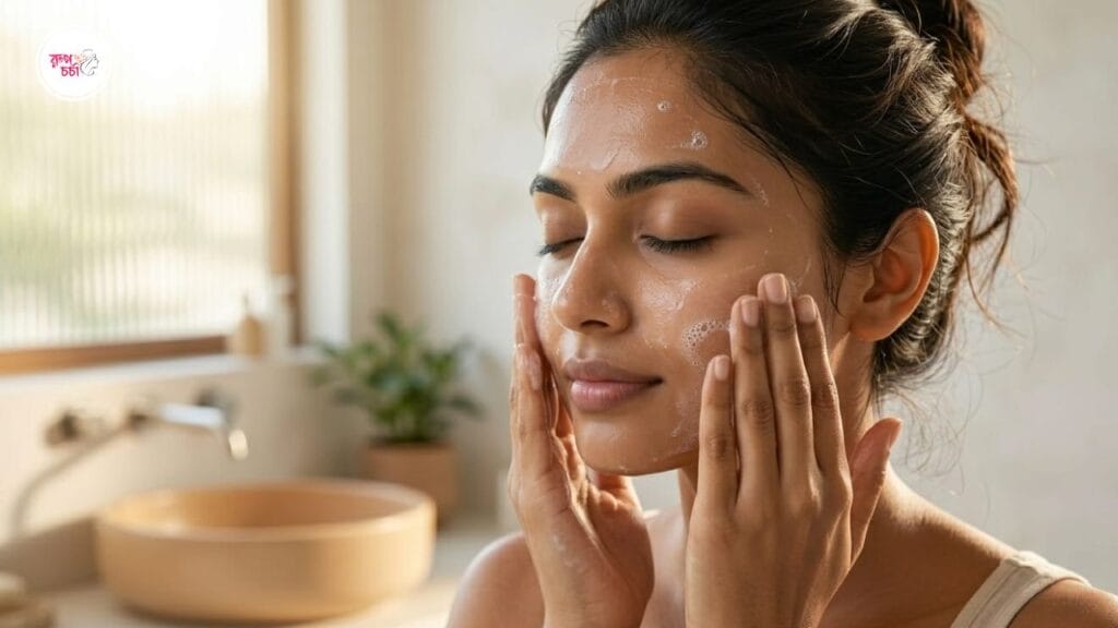 Using the right and gentle cleanser
